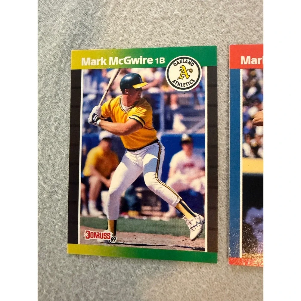 Mark McGwire Donruss Baseball Card Lot of 4 1989 #95 #1 Grand Slammers #7